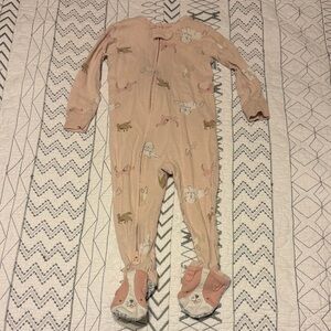 Carter's Pink Animal Print Kids Pajamas